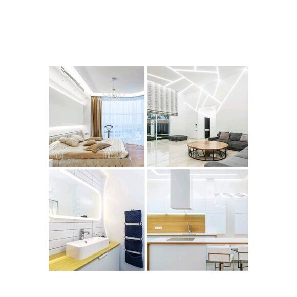 COB LED Strip Lights 6000K 16.4ft DC 24V Dimmable White Flexible LED Tape Light - Picture 5 of 8